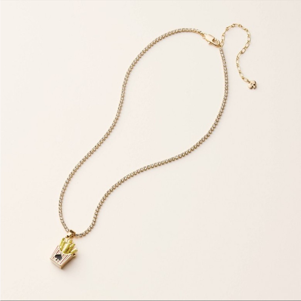 Kate spade x target beaded clutch and French fry necklace, NWT - Picture 5 of 7